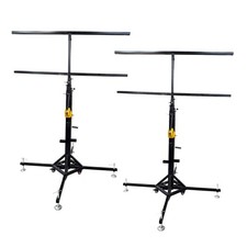 2PCS 19.7ft Heavy-duty Stage Lighting Stand 16 Positions Lighting Crank Stand