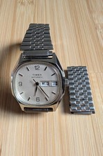 Vintage Timex TV Day Date Watch Mens Excellent Condition