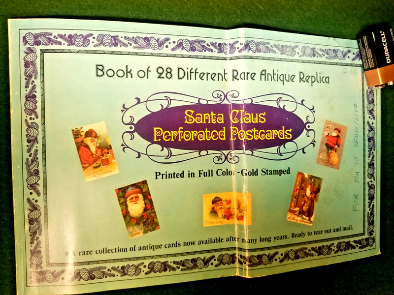 14 Different Antique Replica Santa Claus Full Color Postcards , Merrimack Pub.