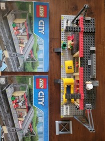 LEGO City Partial 2x Set Lot 60051 High-Speed Passenger Train 60050 Station Book