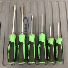 Snap On Green Soft Grip Screwdriver Set