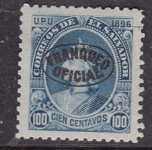 EL SALVADOR ^^^^1896    sc#65  hinged Classic  @ xxdco2702salva