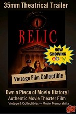 Vintage 35mm Film Trailer RELIC 1997 Scope Original Movie Reel