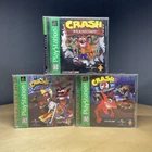 Crash Bandicoot Bundle PS1! 1, 2, and Warped Greatest Hits ALL CIB & TESTED