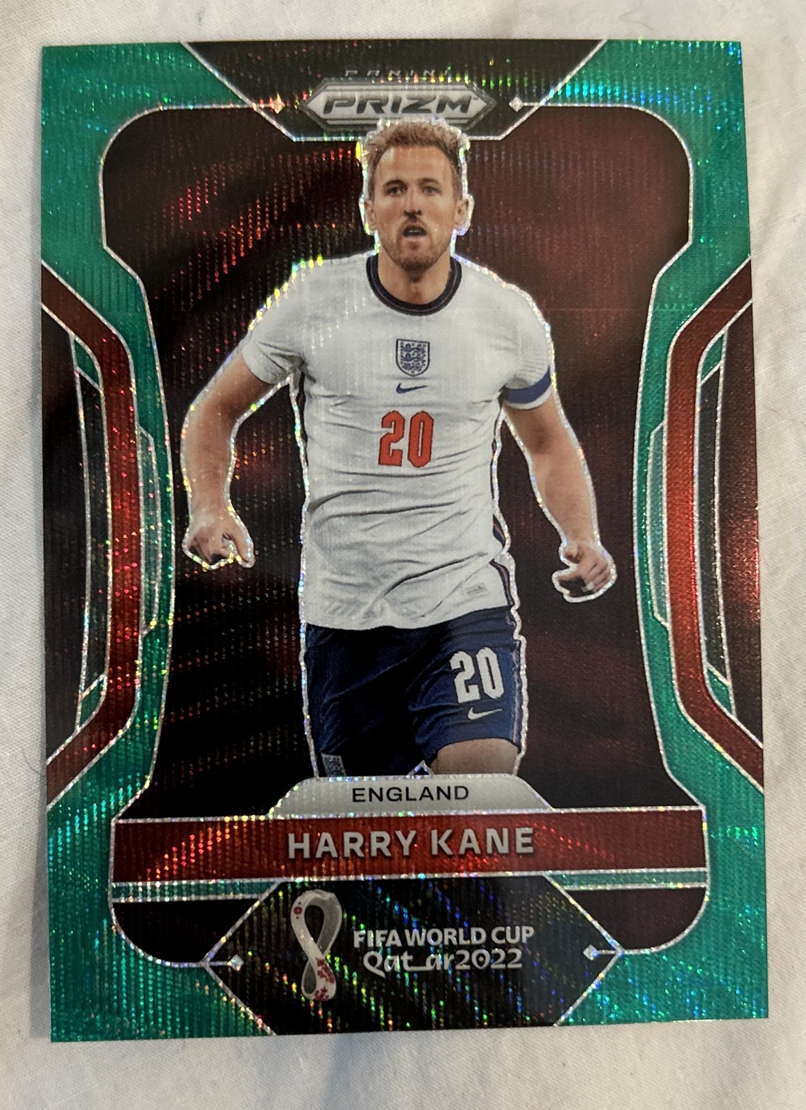 2022 Panini Prizm World Cup Qatar - Harry Kane #86 Green Wave Prizm