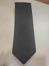 Daniel De Fasson Men’s Tie Black White Polka Dot Designer Neck tie