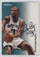 1996-97 Skybox Premium Autographics Black Ink Monty Williams Auto e1e
