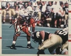 RAY LEWIS SIGNED/AUTOGRAPHED MIAMI U 8 X 10 PHOTO LINEBACKER #52 NCAA COLLEGE