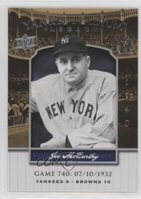 2008 Upper Deck Yankee Stadium Legacy Joe McCarthy #YSL740 HOF 3h2