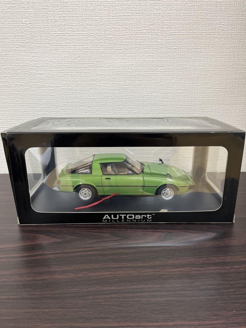 AUTOart Savanna RX-7 グリーン 1/18 1:18 Mazda Savanna RX-7 (SA) 1978 - Autoart [Unboxing] - YouTube