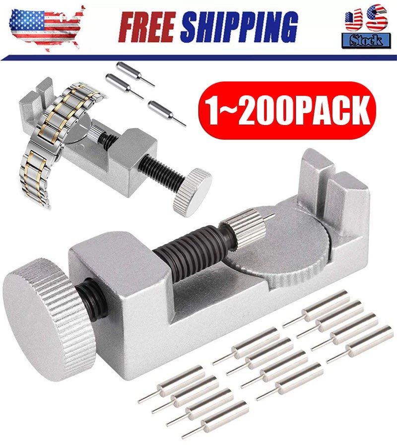 New Metal Adjustable Watch Band Strap Bracelet Link Pin Remover Repair Tool Kit