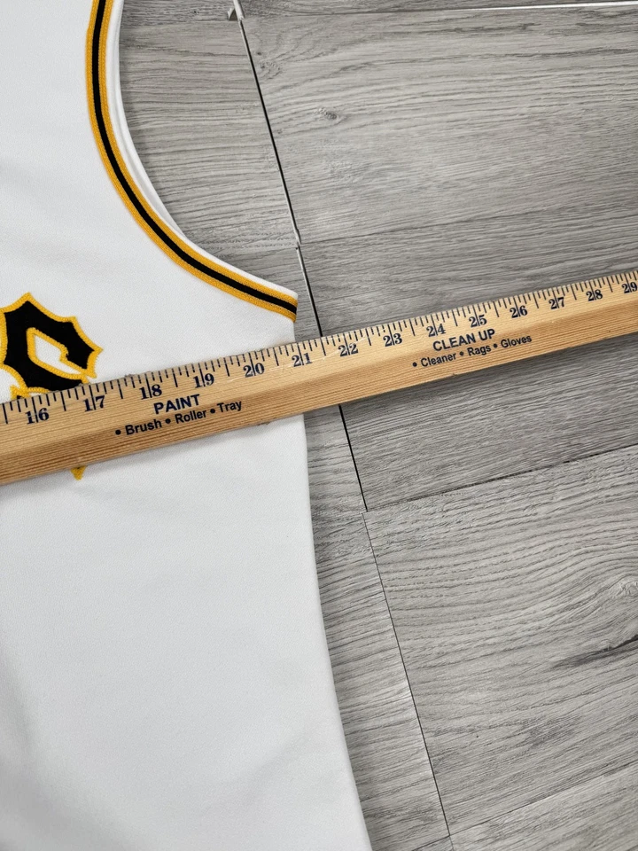 Vintage Pittsburgh Pirates Jersey 40 Authentic On-Field Majestic Road Vest 90s - Image 4 of 4