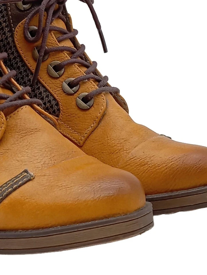 MUSTANG Chukka boot Dames Botte T EU 37 orange clair-gris clair - Photo 3/4