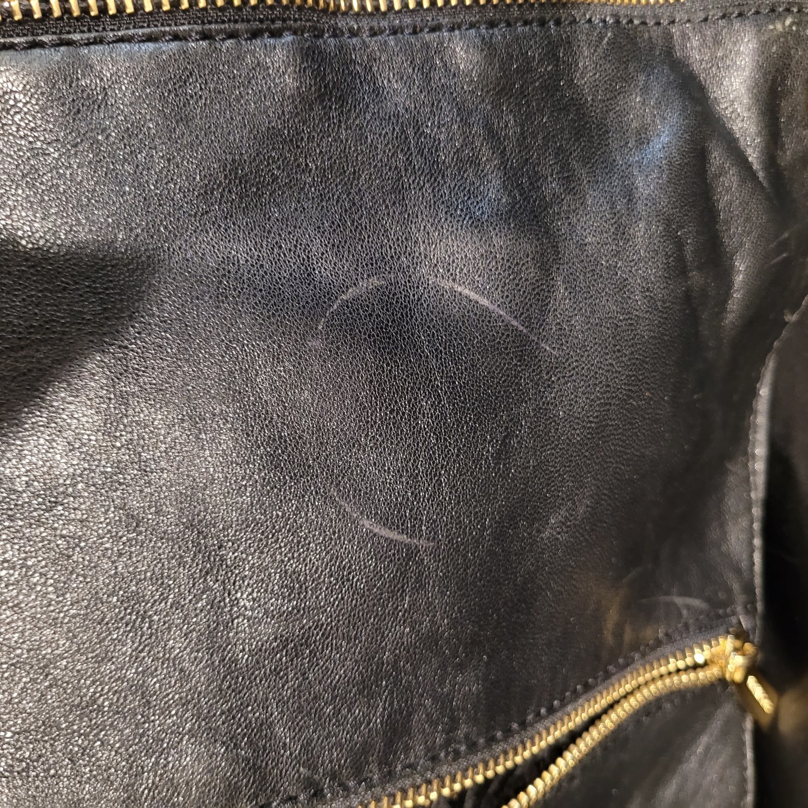 Michael Kors Newman Python Embossed Black Gold Zi… - image 10