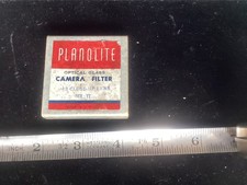 Vintage Planolite Optical Glass +2 Close Up Filter Lens Series VI Made in USA