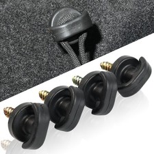 4x Rear Tie Down Hook Ring Loop Trunk Cargo Envelope Net NEW Hanging Clips Screw