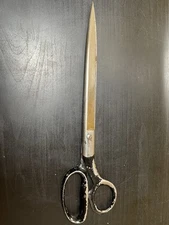 12" Case XX Scissors Black and Chrome Color VTG shears