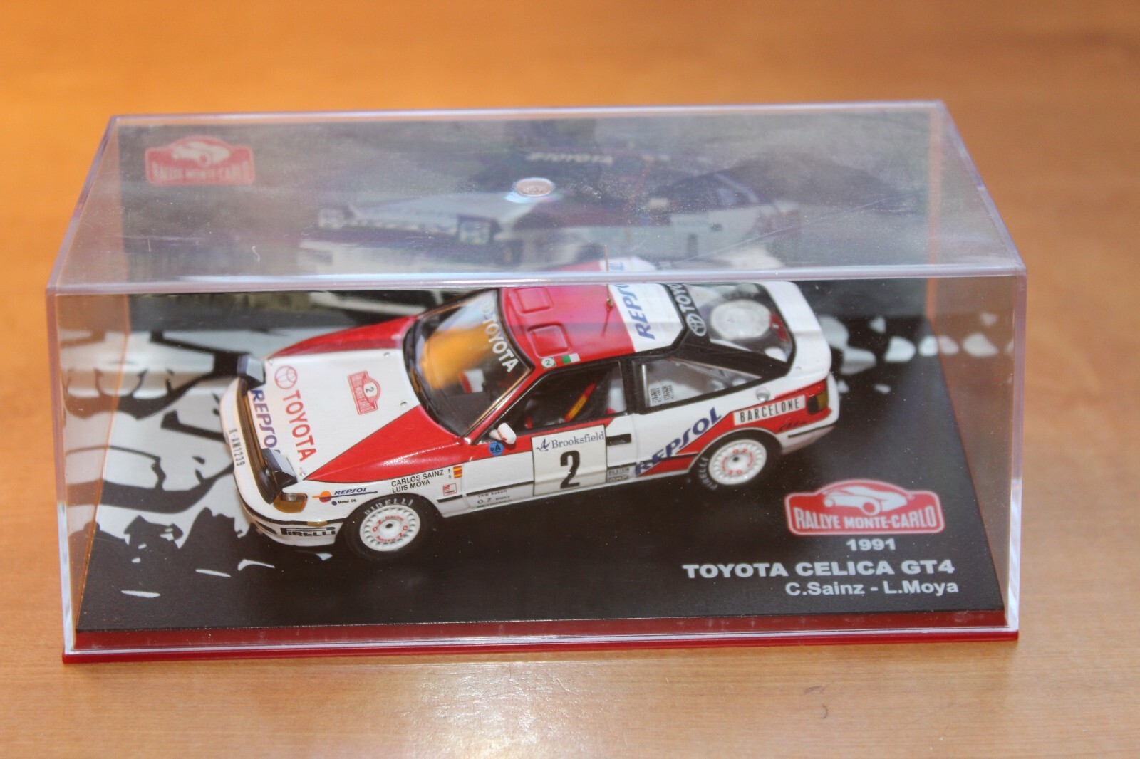 Miniature Toyota Celica GT4 #2 de collection en métal injecté échelle 1:43