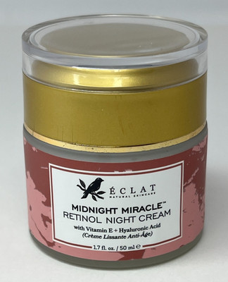 ECLAT Midnight Miracle Retinol Night Cream with Vitamin E - 1.7fl.oz 50mL