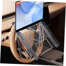 Foldable Car Laptop Holder, Adjustable Car Laptop Mount for Folding Type Gray