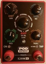 Multi Effekt Pedal für E-Gitarre  Line 6 POD...