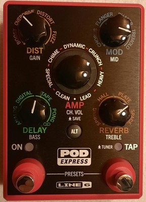 Multi Effekt Pedal für E-Gitarre  Line 6 POD Express