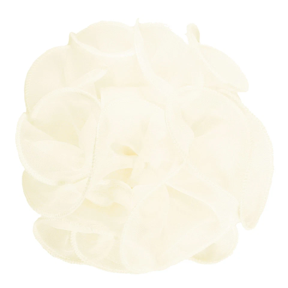 Chiffon Ruffled Jaw Clip Claw Hair Bow 30 Colors - Image 2 of 4