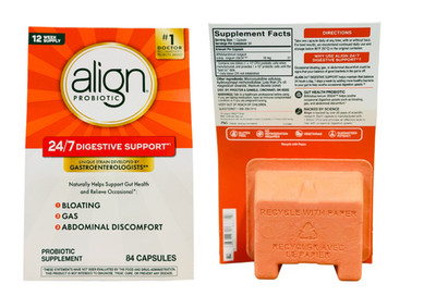 align Daily Probiotic Supplement, 84 Capsules, EXP 07/28
