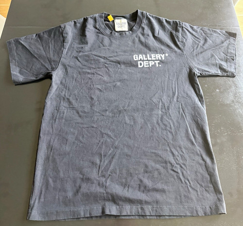 Gallery Dept. Men's Black Graphic Logo T-Shirt Size Medium