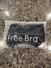 New Women's Black Wireless Push Up Bra With Pads. 4 Hook Loop Closure Size Med.