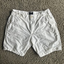 Todd Snyder Hudson Shorts Mens 36x8 White Bermuda Cotton Linen Classic Chinos