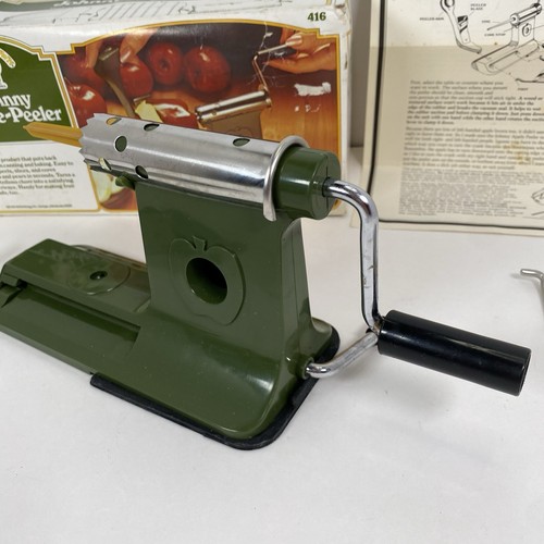 Vintage Johnny Apple Peeler Peel Slice Core Earthgrown #416 - Picture 9 of 21