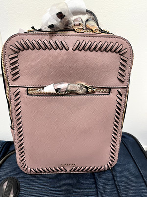 Mauve Calpak Mini Backpack With Whipstitch
