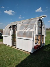 Custom Greenhouse Or She Shed, Uniquely Constructed From Pressure Treated Lumber