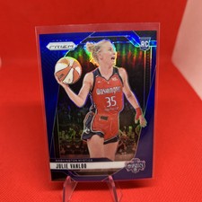 2024 Prizm WNBA BASKETBALL ROOKIE SP BLUE #/199 JULIE VANLOO WASHINGTON MYSTICS