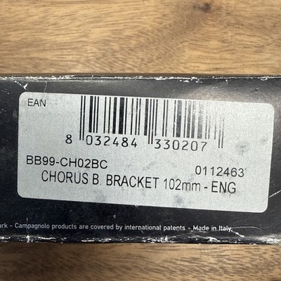 Campagnolo Chorus Bottom Bracket English Square Taper 102mm 1.370