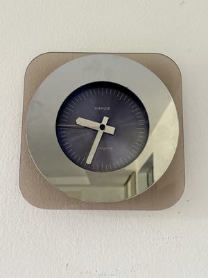 Seltene Design Wanduhr Kienzle Precision Chronoquartz mit OVP