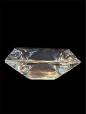 Vintage Anchor Hocking 3  1/2” Clear Glass Square Ashtray