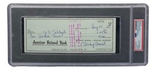 Stan Musial St. Louis Cardinals Signed  Bank Check PSA/DNA 85025574