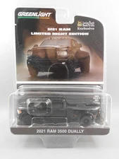 Greenlight 2021 Dodge RAM 3500 Dually Limited Night Edition Pickup Truck 1:64