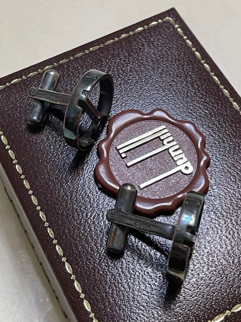 Dunhill Cufflinks Button Silver925 NO BOX /USED JP - image 5