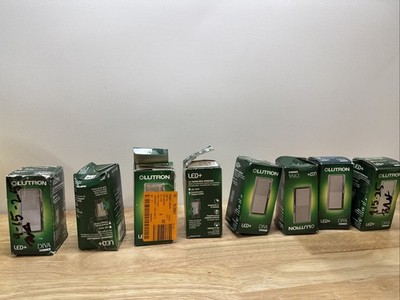 8 Pk Lutron DVCL-153PR-GR Dimmer Wall Switch - Gray (PRE-OWN)