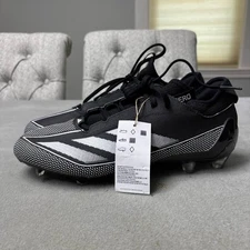 Adidas Adizero Electric.1 'Black' Football Cleats Men's Size 9-13