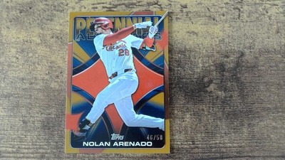 2026 Topps #PAS-7 Nolan Arenado Perennial All Stars Gold #/50