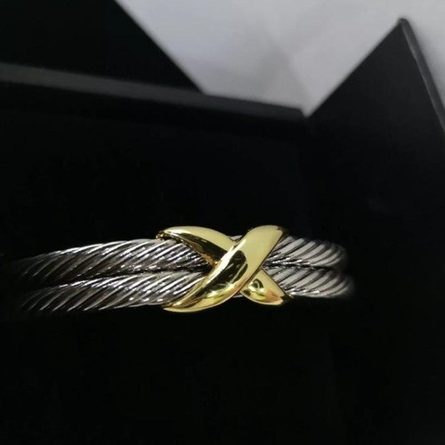 David Yurman 4mm X Classic Cable Station Bracelet