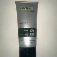 Solutions By Great Clips Firm Hold GEL Walnut Irish moss  6 oz - Rare Find