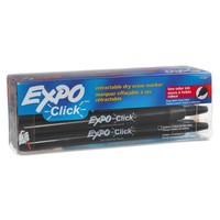 Expo Click Dry Erase Markers Fine Tip Black Dozen 1751669 on sale Expo Click Dry Erase Markers Fine Tip Black Dozen 1751669 on sale