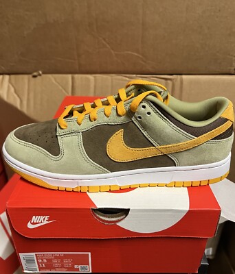 Size 9.5 - Nike Dunk Low Dusty Olive