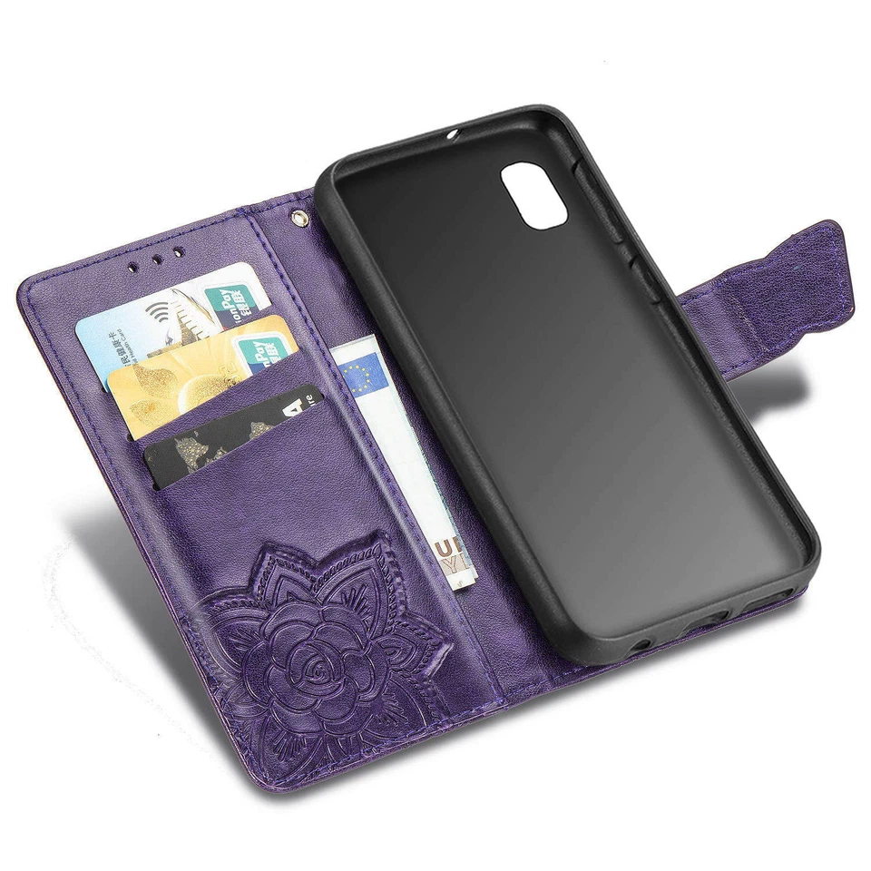 Butterfly Luxury Bling Leather Wallet Case Cover For Samsung A12 A13 A53 A52 5G - Image 3 of 4