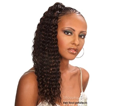 FreeTress Synthetic Hair Extension Long Curly Crochet Braids - French Deep 22"